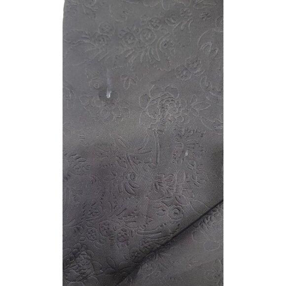 Xhilaration Leggings Black Floral Textured Polyester/Spandex Womens Small Petite - Picture 3 of 8